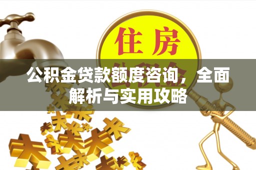 曹县公积金贷款额度咨询，全面解析与实用攻略